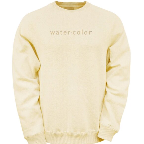 Watercolor | Island Yellow Bennett Raglan Crew - Picture 1 of 4